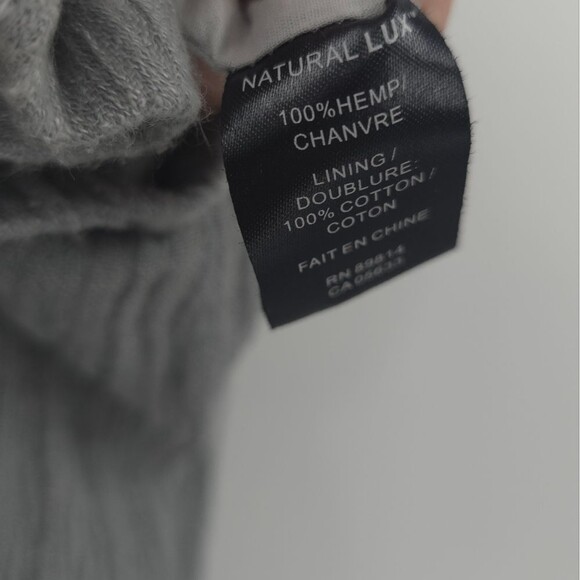 Stella Carakasi Womens 100% Hemp Chanvre 2-Piece Set Top Pnats Size S/M Crinkle - Picture 15 of 16